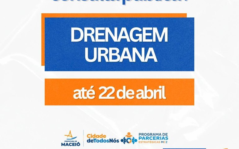 Consulta pública sobre concessão e manejo de águas pluviais segue até o dia 22/4