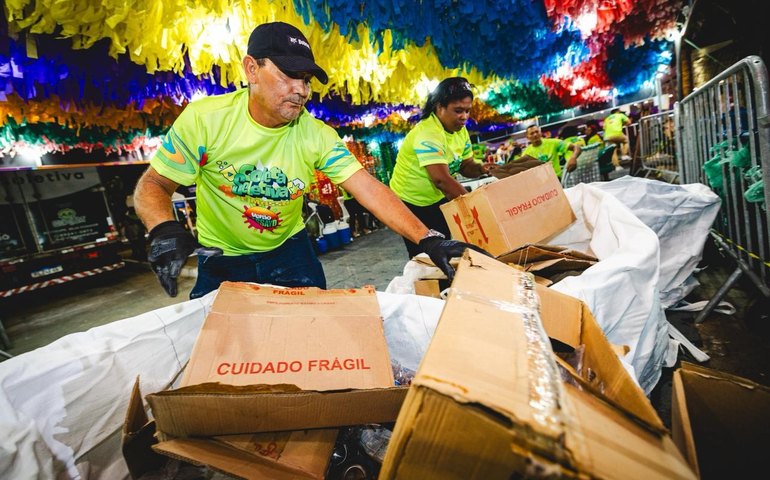 Coleta seletiva recolhe mais de seis toneladas de recicláveis ​​durante o Verão Massayó