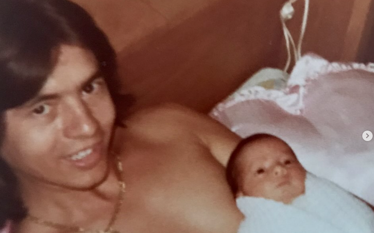 'Meu eterno parceiro': Sandy posta rara foto de Lucas Lima com o filho no Dia dos Pais