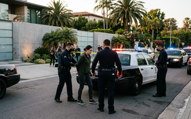 Suspeita de disparar contra mansão de Rihanna é presa em Los Angeles