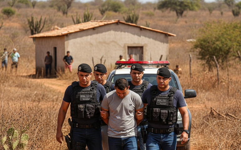 Polícia Civil prende suspeito de estuprar criança de 11 anos em São José da Tapera