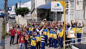 trabalhadores em greve