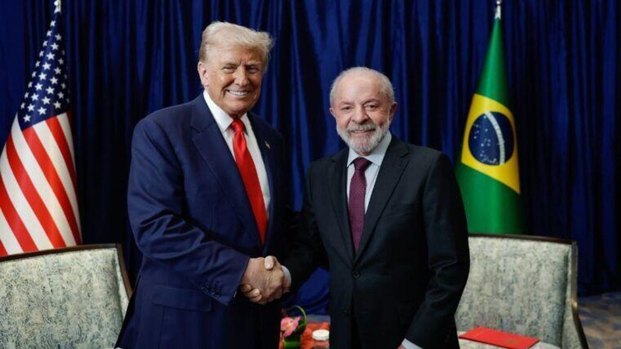 Lula e Trump trocam breve cumprimento em evento do G7