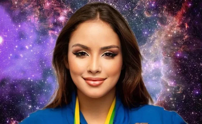 Laysa Peixoto se apresenta como futura astronauta em redes sociais Laysa Peixoto se apresenta como futura astronauta em redes sociais