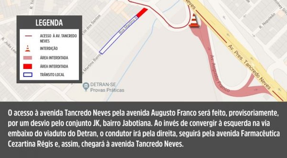 alteração transito