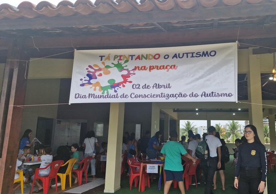 Pintando o Autismo: Polícia Civil de Alagoas promove evento inclusivo em Maceió
