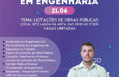 Infraestrutura realiza curso de licitação para aperfeiçoar servidores