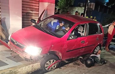 Lei Seca apreende adolescente que 'furou' blitz e provocou acidente em Arapiraca