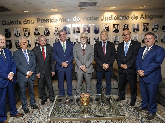 TJAL recebe presidente da Associação Nacional de Desembargadores