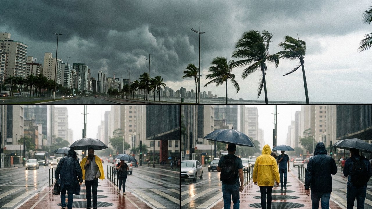 Ciclone e frente fria vão mudar o tempo nas regiões Sul e Sudeste; veja como fica SP