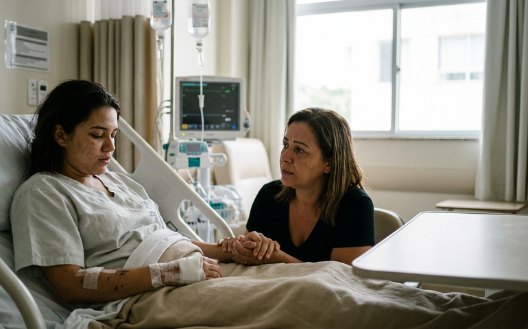 Mãe relata detalhes do ataque sofrido por jovem esfaqueada em São Gonçalo