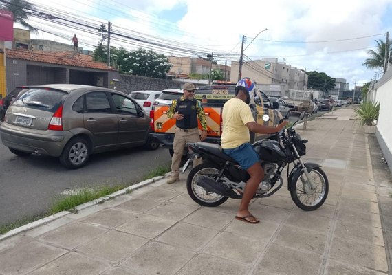Fiscalização do DMTT flagra 20 infrações de motociclistas em operação entre Murilópolis e Barro Duro