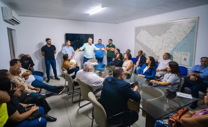 O encontro foi realizado na sede do PDT, em Maceió