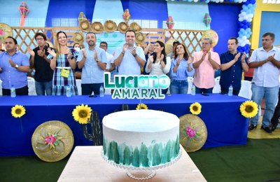 Prefeito Theobaldo Cintra apresenta Luciano Amaral como seu pré-candidato a deputado federal em Major Izidoro 