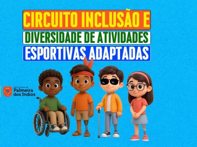 Por meio da Secretaria de Educação, prefeitura de Palmeira realiza Circuito Inclusão e diversidade de Atividades Esportivas