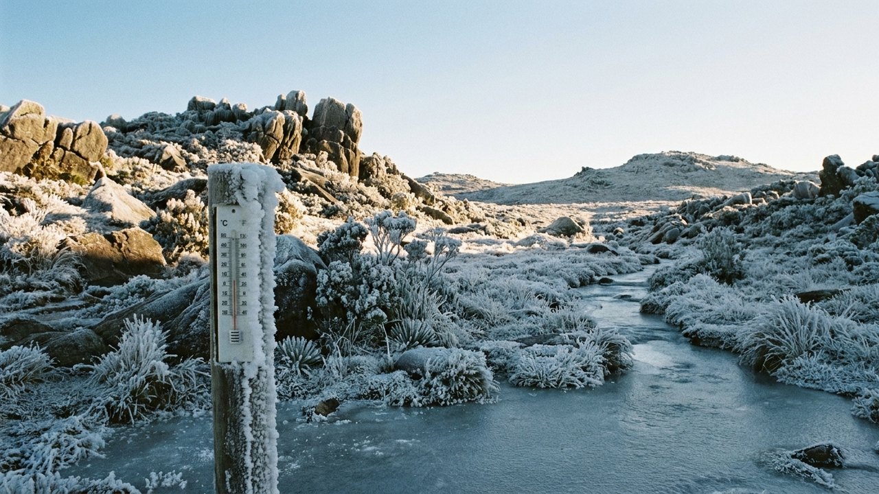 Parque Nacional do Itatiaia registra a temperatura mais baixa do Brasil, com -11,5 graus; Vila Militar no Rio teve 11,3.