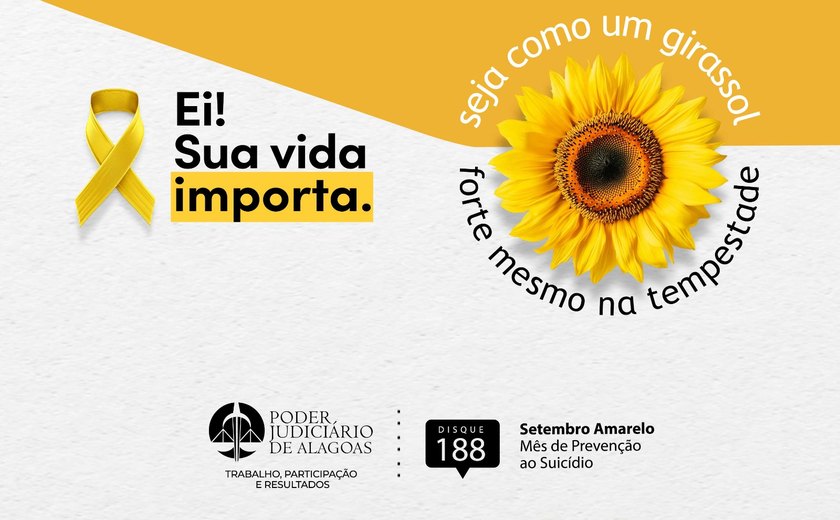 Setembro Amarelo: médica do TJAL alerta sobre ansiedade e depressão