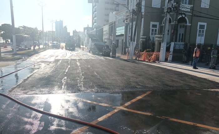 Avenida da Paz teve trânsito normalizado após conclusão de obra