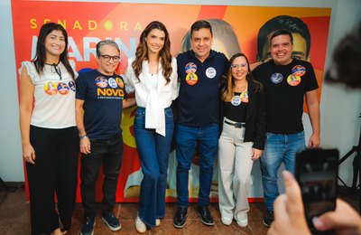 Partido Novo formaliza apoio à candidatura de Marina JHC ao Senado
