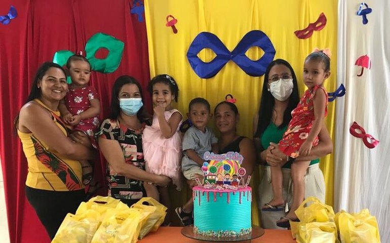 Assistência Social de Branquinha realiza comemoração para aniversariantes do Programa Criança Feliz