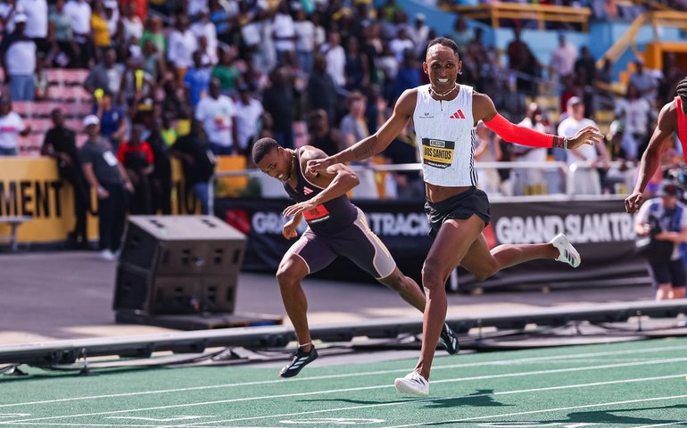 Alison dos Santos volta a vencer na Jamaica, desta vez nos 400m rasos