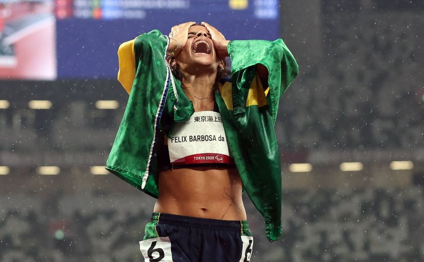 Tóquio: caçula do atletismo, Jardênia ganha bronze nos 400 metros T20