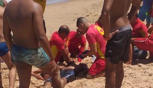 Equipes do CBMAL socorreram o homem, que foi liberado após atendimento