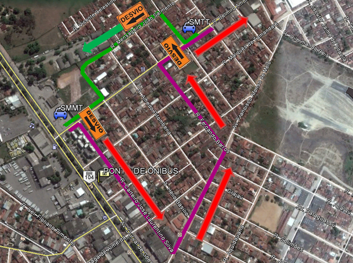 Trânsito na Santa Lúcia será interditado pela SMTT nesta quarta-feira