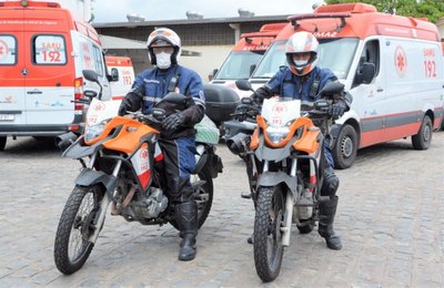 Samu registra aumento de 48% nos atendimentos com motolâncias em Alagoas