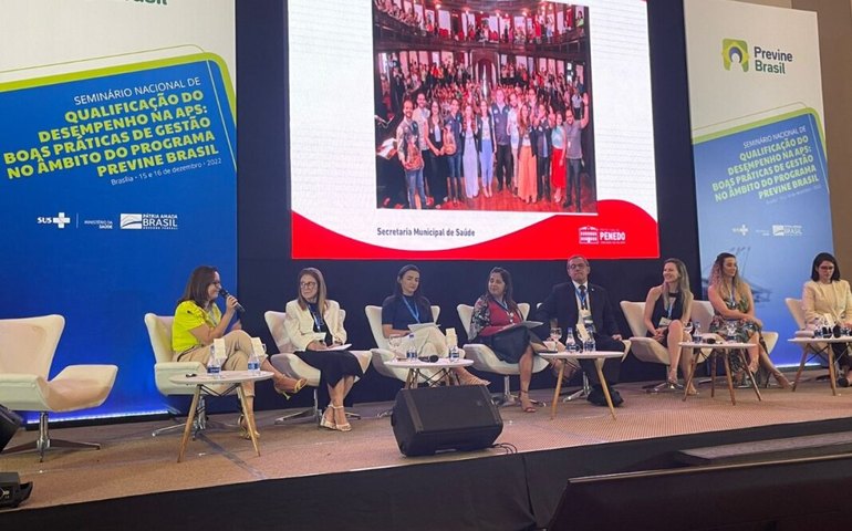Penedo recebe prêmio do Ministério da Saúde pelos ótimos resultados no Previne Brasil