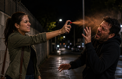 Spray de pimenta: como o treinamento do Krav Maga pode ajudar as mulheres a usarem essa ferramenta na defesa pessoal