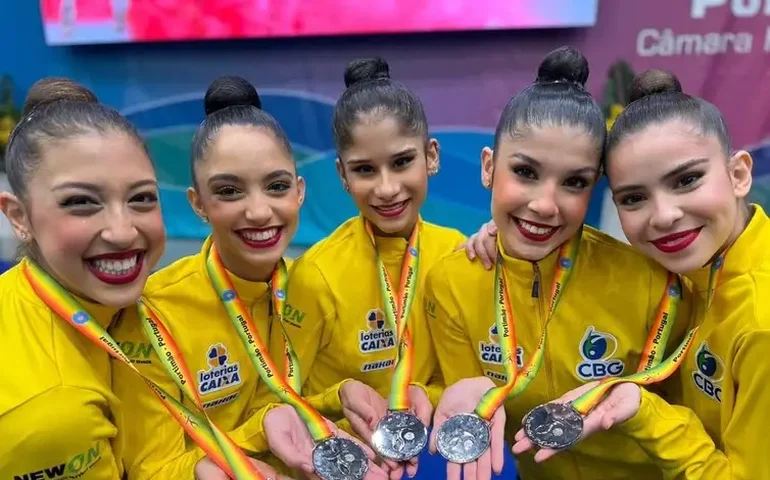 Brasileiras brilham e conquistam inédita medalha de prata no Mundial de Ginástica Rítmica