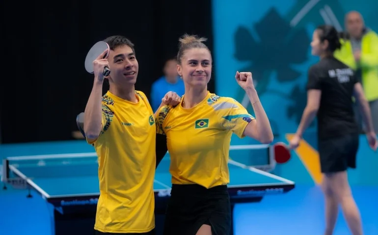 Ishiy e Takahashi perdem decisão de duplas mistas no tênis de mesa após vaga para Paris-2024