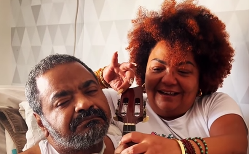 Mulher de Arlindo Cruz compartilha registro emocionante do cantor com banjo: Só ternura; veja