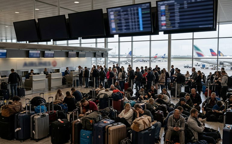 Mais de 7 mil voos são cancelados em três dias no maior caos aéreo desde a pandemia
