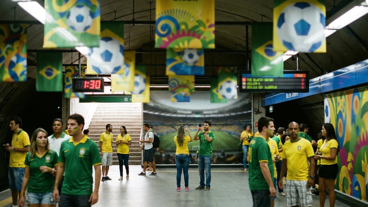 Copa do Mundo leva clima de torcida às estações do MetrôRio