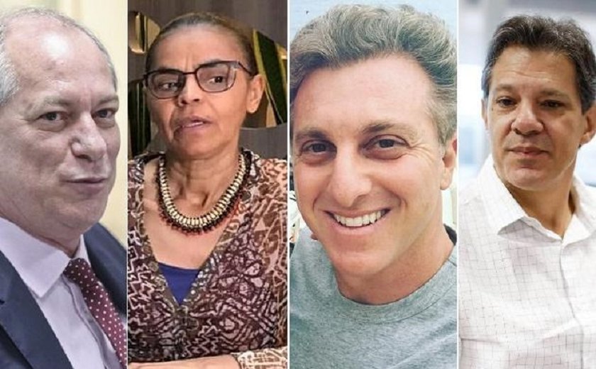 Ato contra Bolsonaro reúne Huck, Marina, Ciro e Haddad