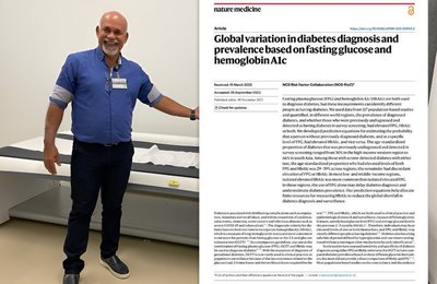 Docente da Ufal publica estudo sobre diabetes em revista internacional