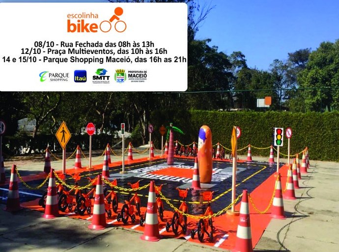 Projeto Escolinha Bike realiza atividades em Maceió neste domingo, 8