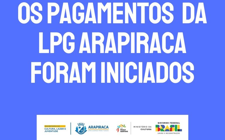 Secretaria de Cultura inicia o pagamento da Lei Paulo Gustavo a 120 projetos selecionados