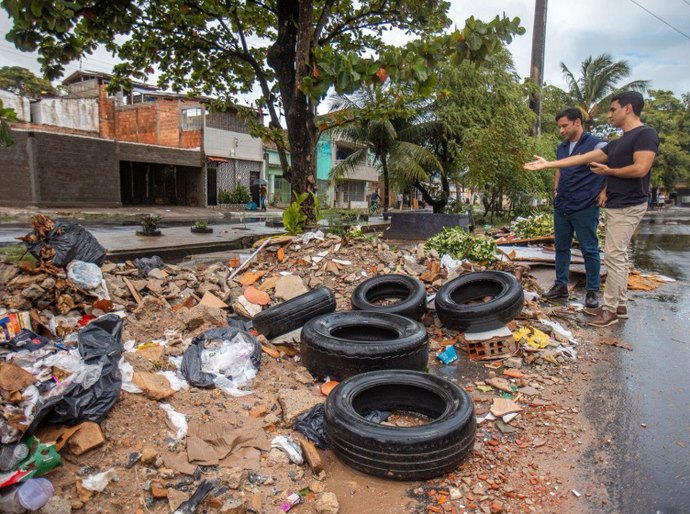JHC e Rodrigo Cunha percorrem bairros e destacam investimentos para mitigar efeitos das chuvas em Maceió