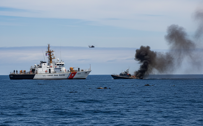 Governo Trump diz ter destruído mais um barco do narcotráfico no Pacífico