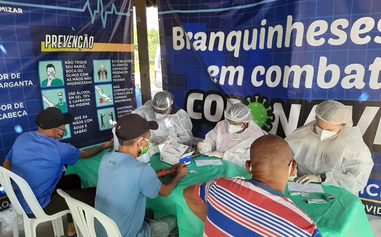 Branquinha é pioneira com testagem em massa do Covid-19 na Zona da Mata para reabertura gradual