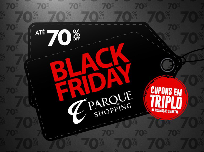 Black Friday: Parque Shopping abrirá até meia-noite com descontos de até 70% e programação especial