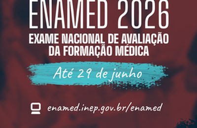 Inscrições para o Enamed 2026 estão abertas até 29 de junho