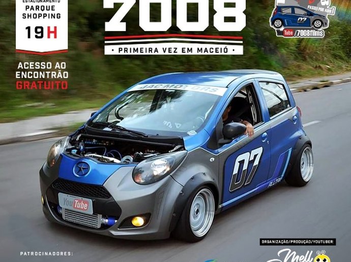 1º Encontrão de carros tunados 7008 acontece no Parque Shopping