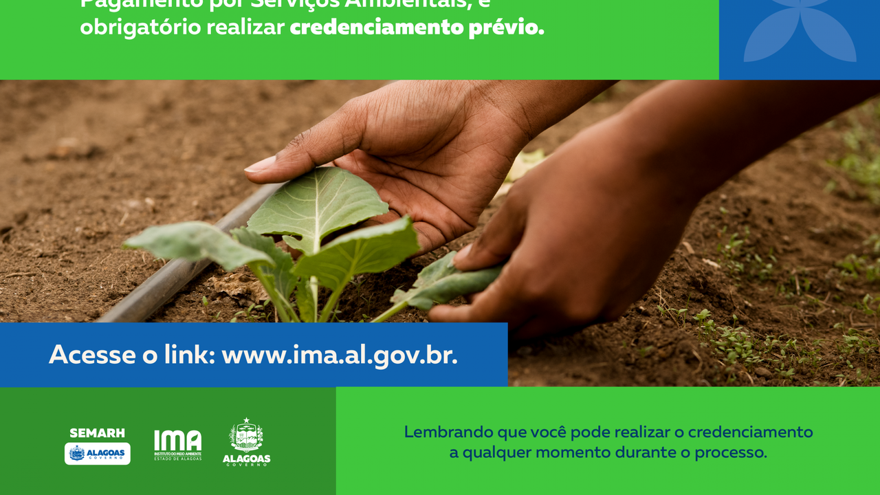 PSA: IMA abre credenciamento para potenciais prestadores de serviços ambientais