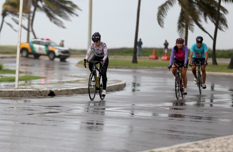 Horário da Orla fechada / Foto: Sérgio Silva