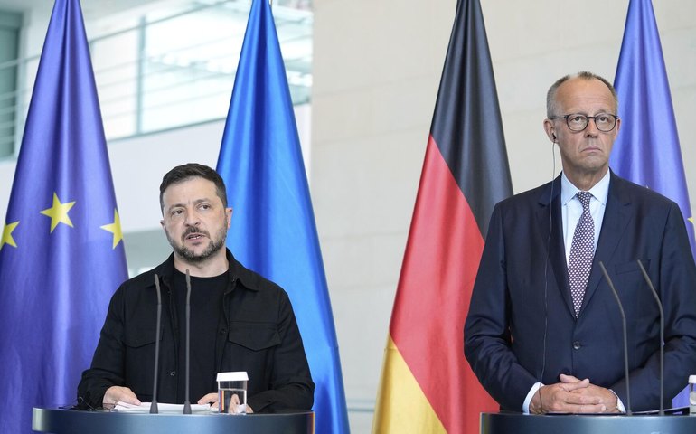 Zelensky confidencia a chanceler alemão que não conseguiu o que queria em conversa com Trump