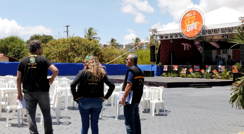 VISTORIA CREA FEIRA DE SERGIPE / Foto: Ascom/Crea-SE